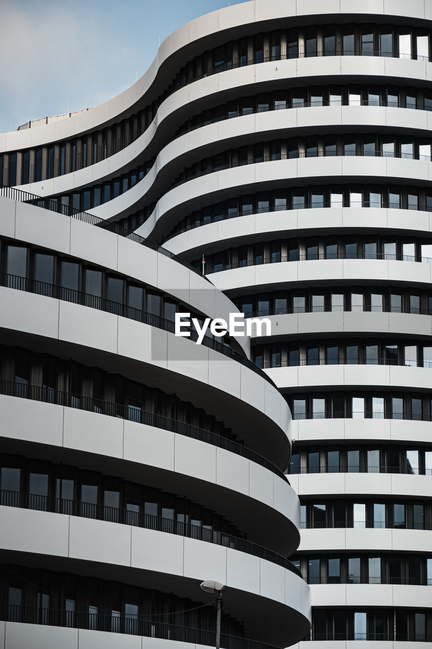 Low angle view of modern buildings