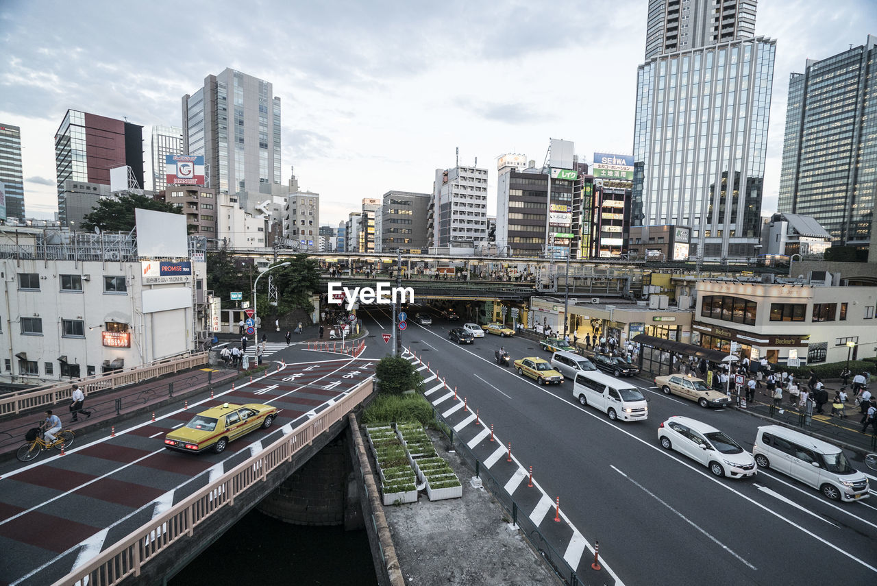 LOW ANGLE VIEW OF MODERN BUILDINGS