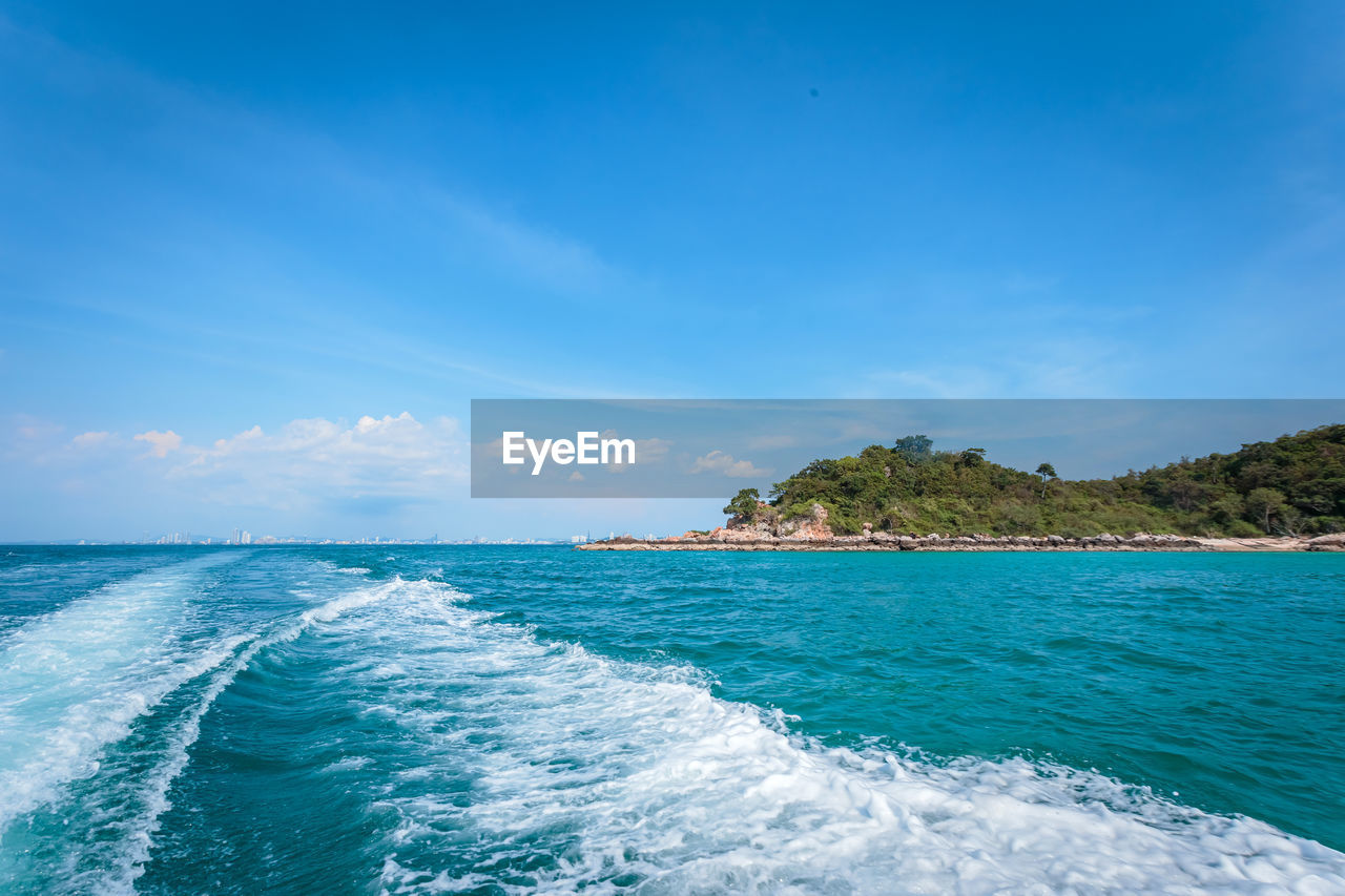 SCENIC VIEW OF BLUE SEA AGAINST SKY