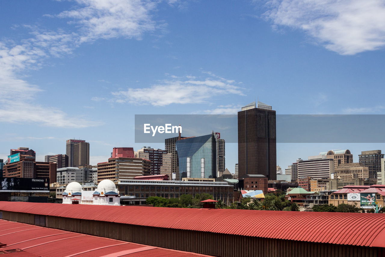 Cityscape against sky