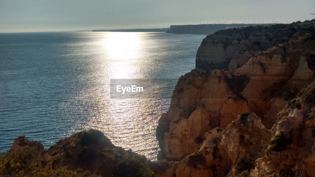 ROCK FORMATIONS ON SEA SHORE