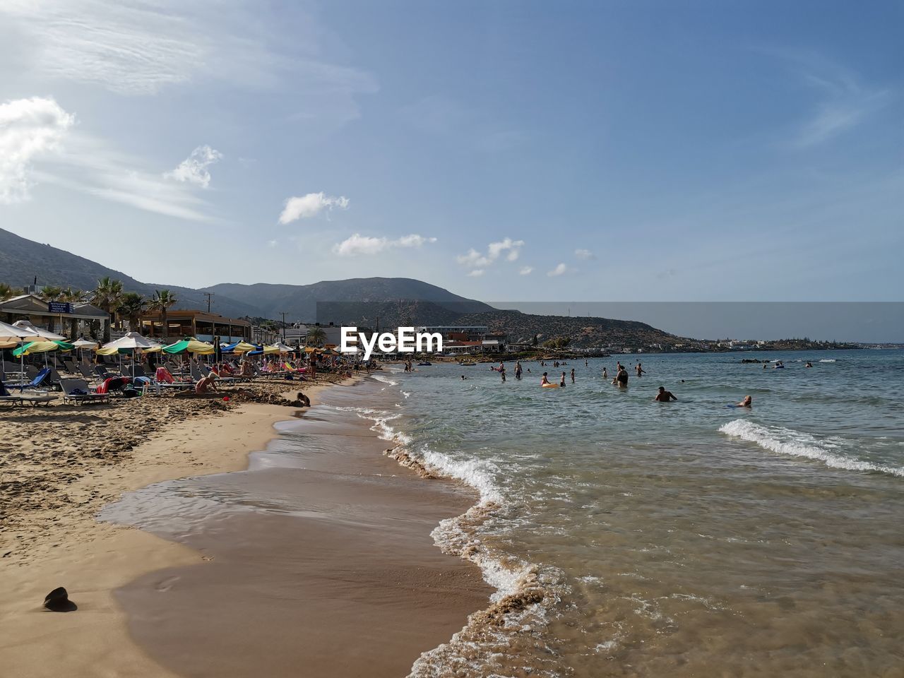 Group of people on beach