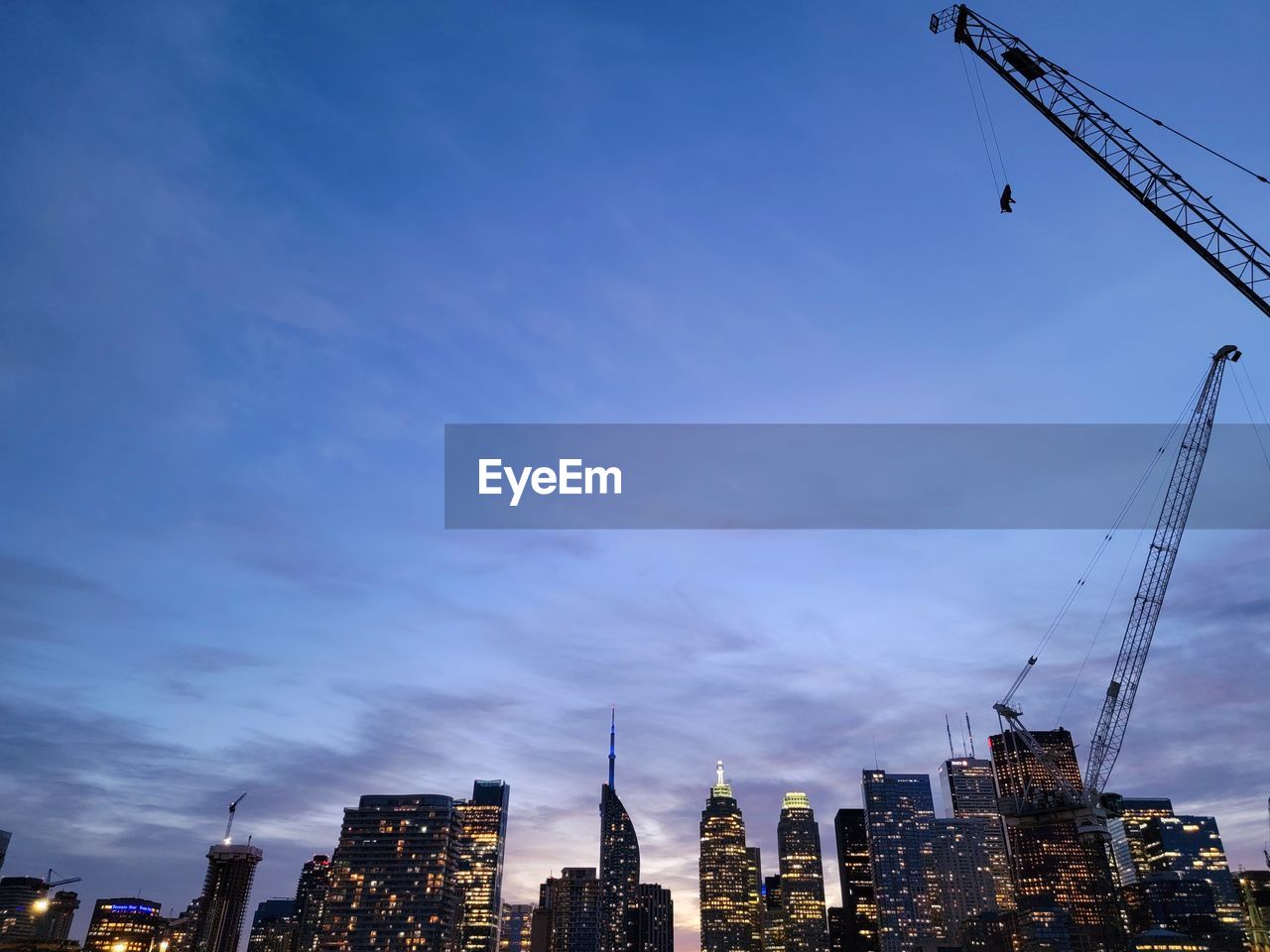 Low angle view of buildings against sky