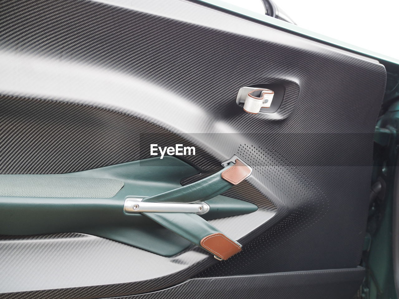 Aston martin v12 speedster prototype interior door detail