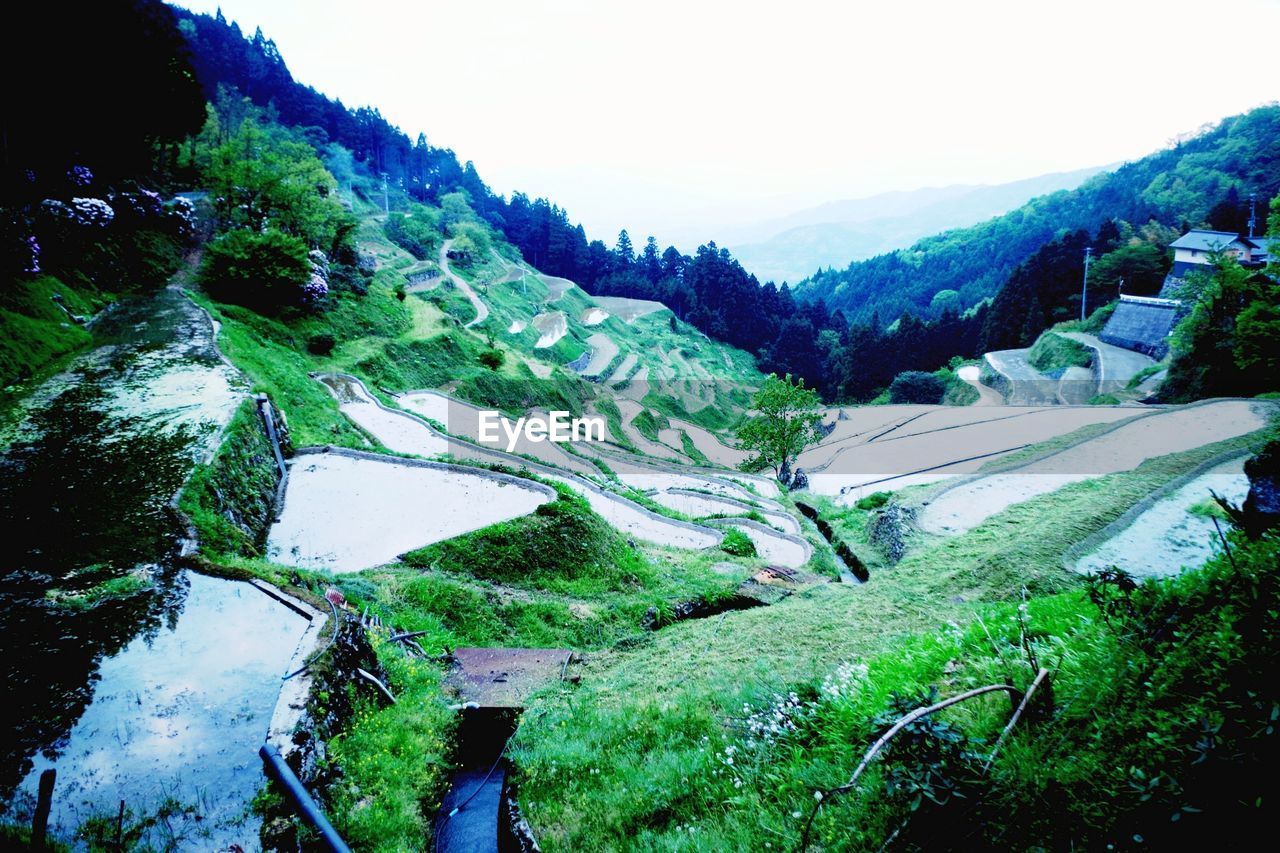 SCENIC VIEW OF MOUNTAIN RANGE AGAINST SKY