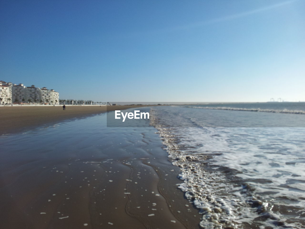 BEACH AGAINST CLEAR SKY