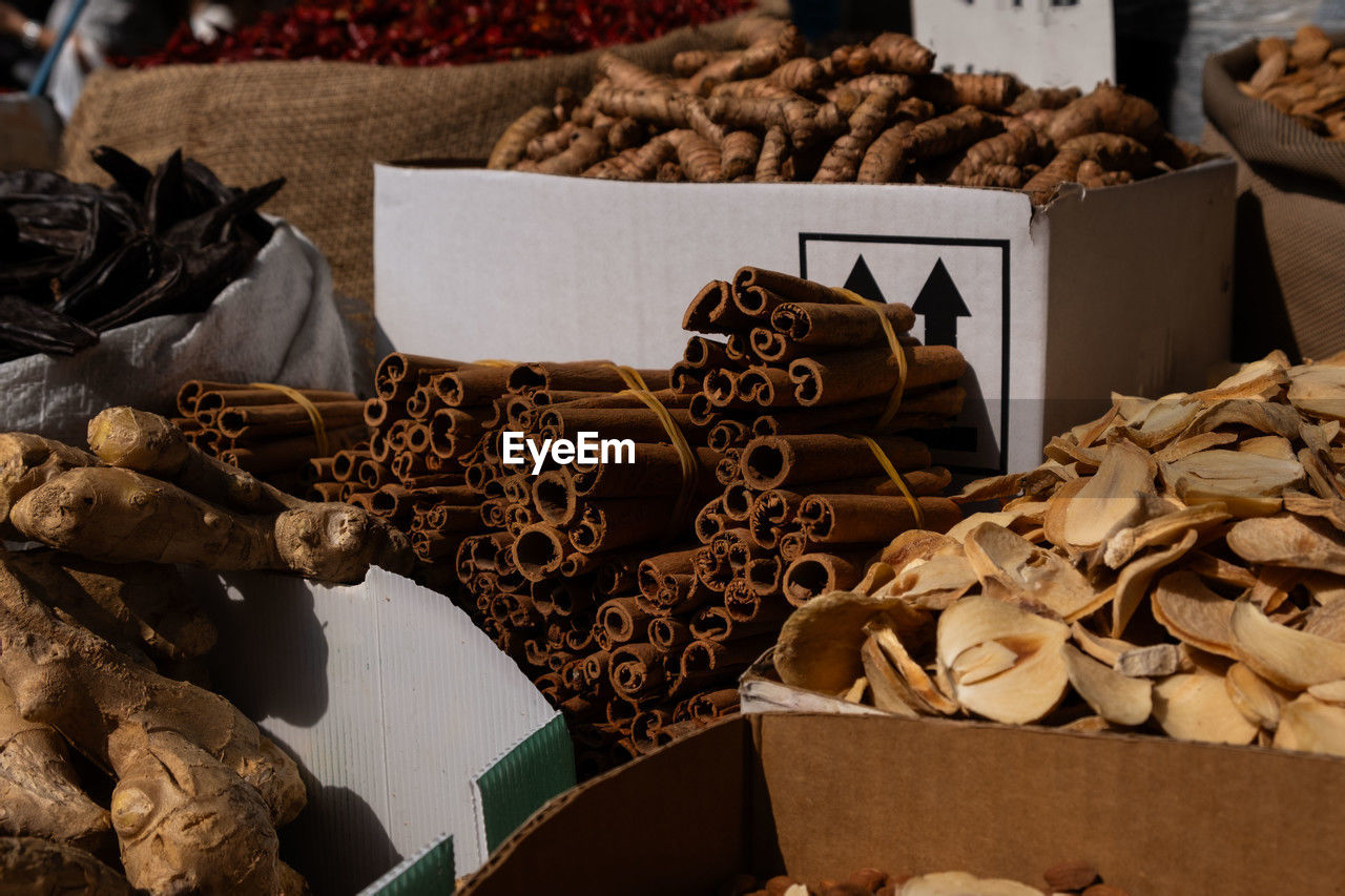 close-up of food for sale at market