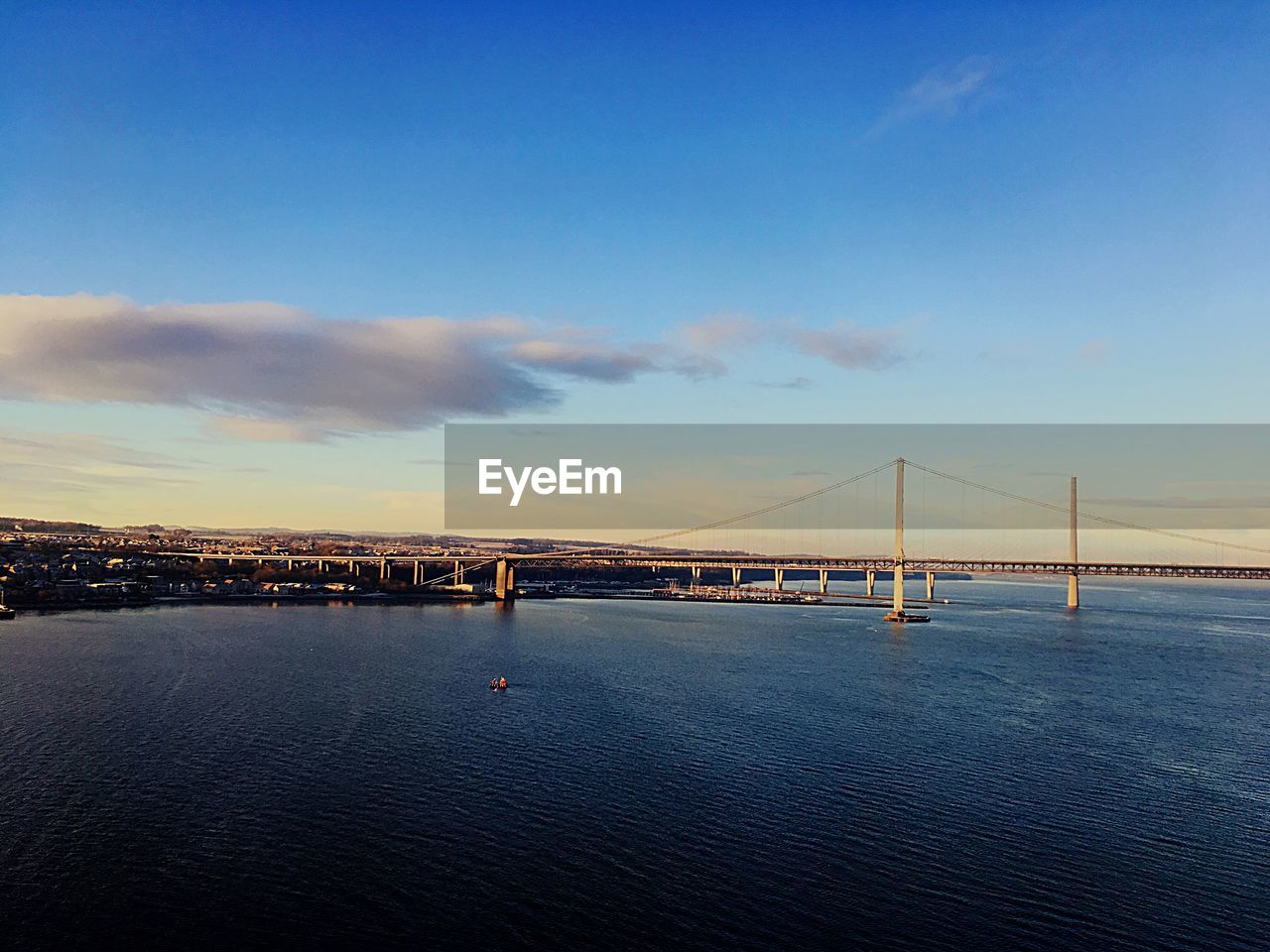 SUSPENSION BRIDGE OVER SEA