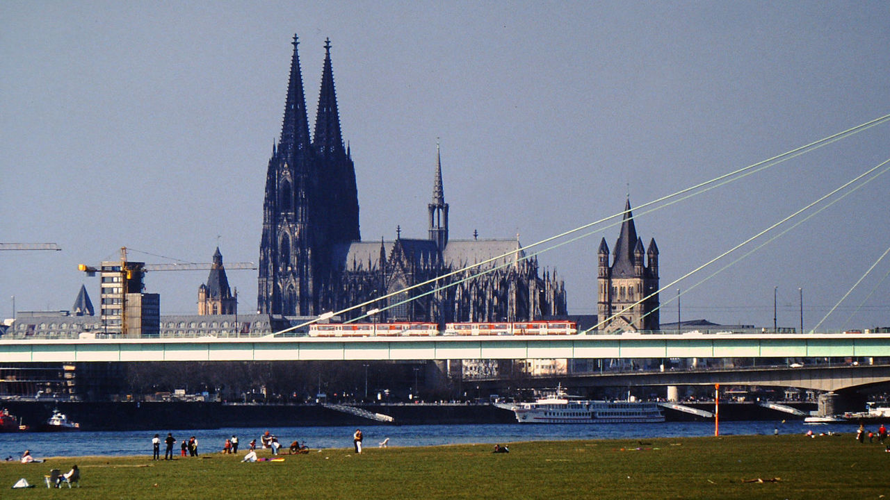 VIEW OF BRIDGE OVER RIVER