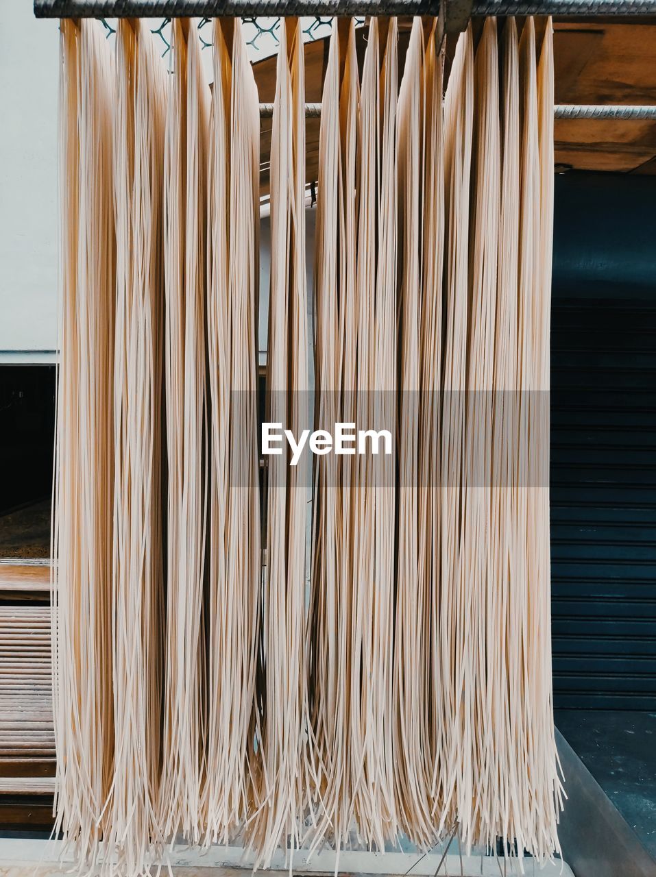 Close-up of food drying