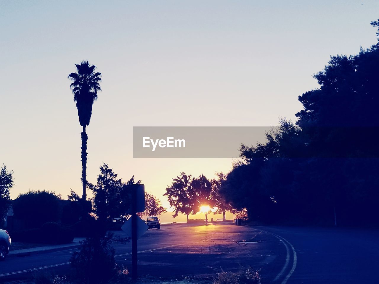 VIEW OF ROAD AGAINST CLEAR SKY