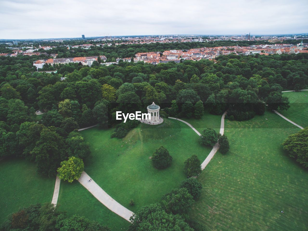 HIGH ANGLE VIEW OF CASTLE AGAINST SKY