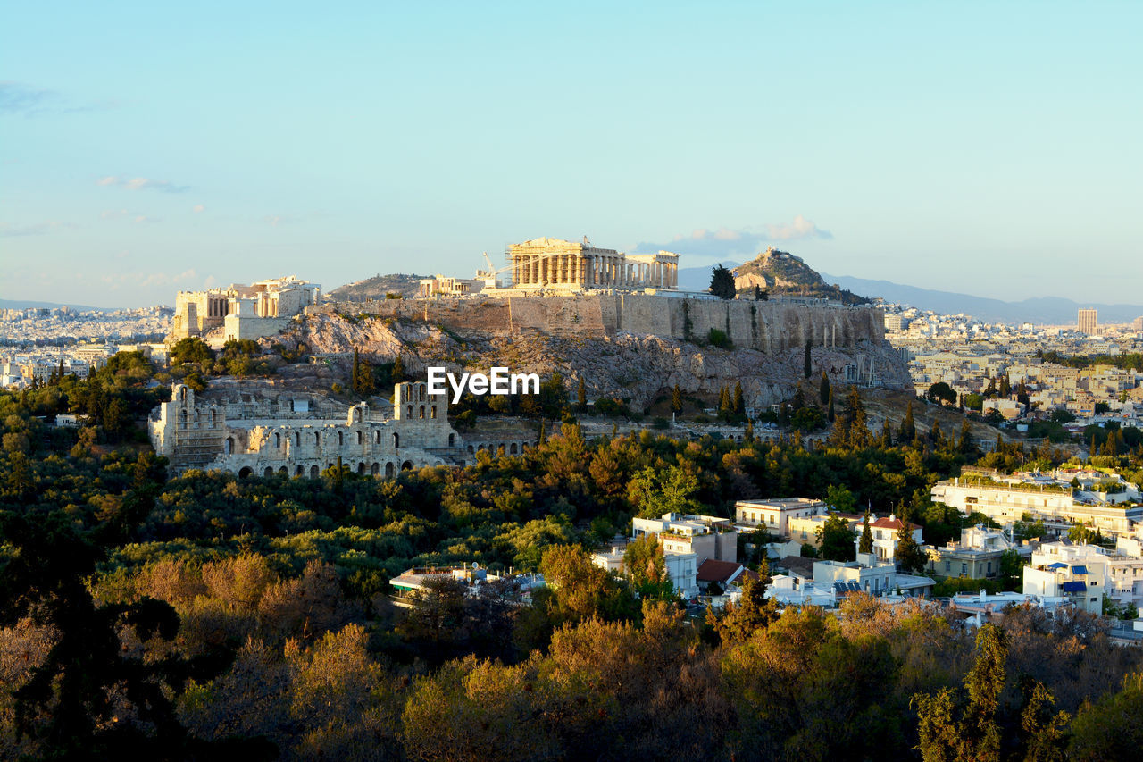 Scenic view of acropolis