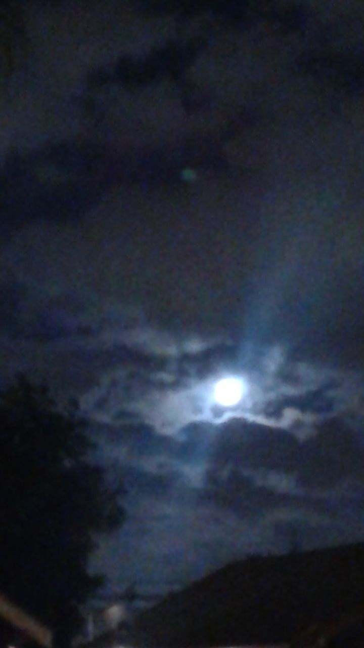 LOW ANGLE VIEW OF DRAMATIC SKY AT NIGHT