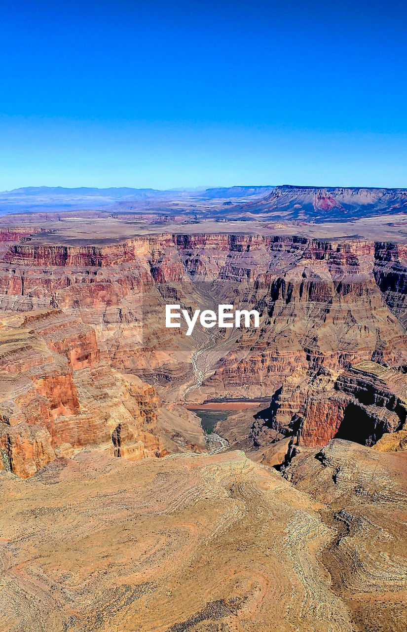 Gorgeous multi-colored grand canyon view