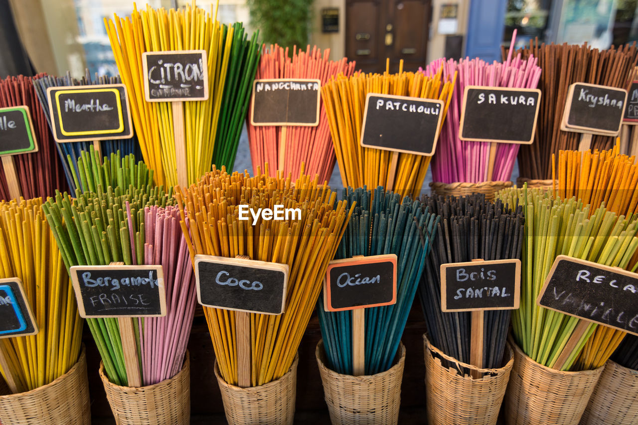 FULL FRAME SHOT OF SPICES FOR SALE