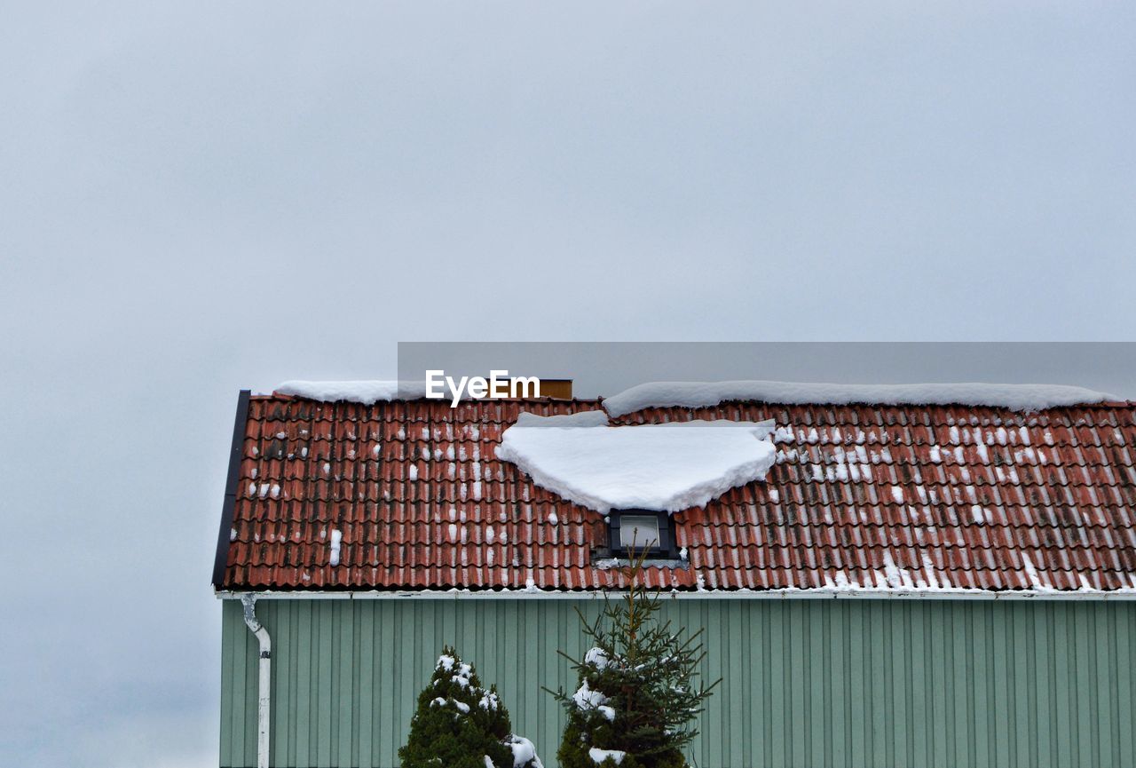 Roof of building against sky