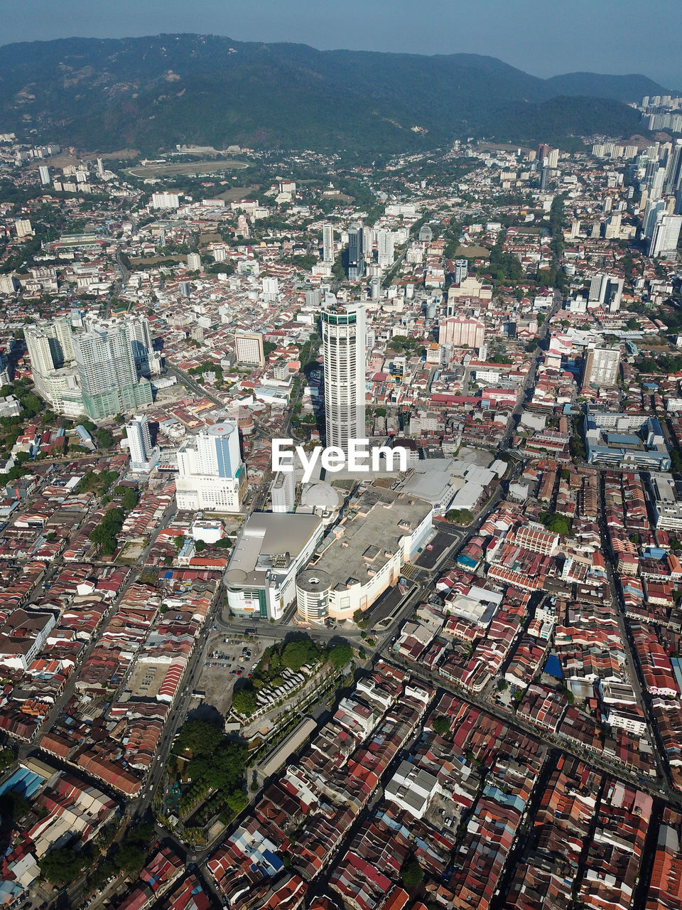 Heritage street and komtar building.