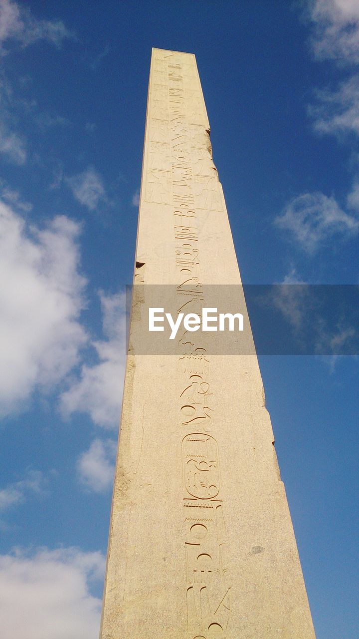 LOW ANGLE VIEW OF MONUMENT