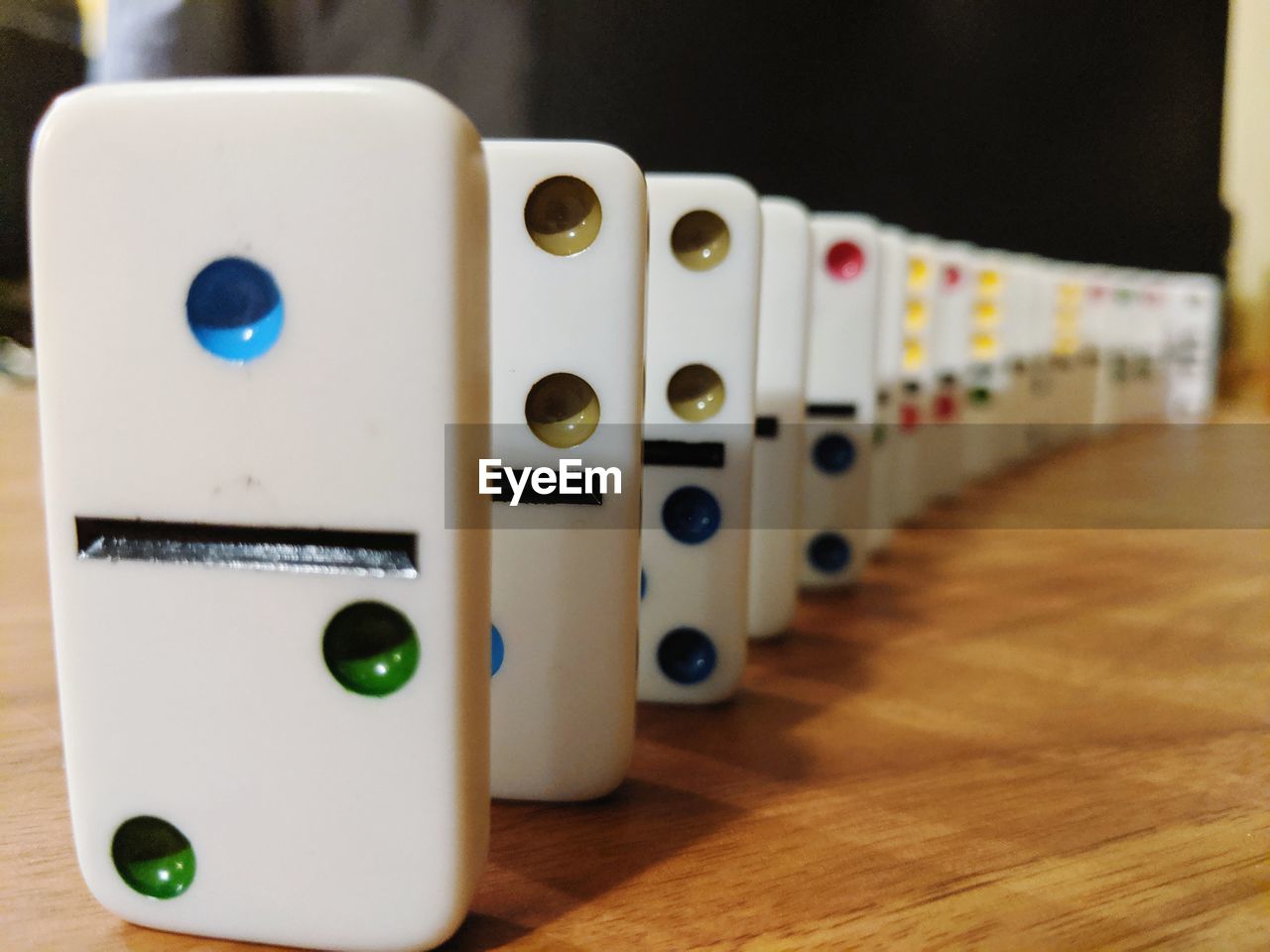 CLOSE-UP OF OBJECTS ON TABLE AT HOME