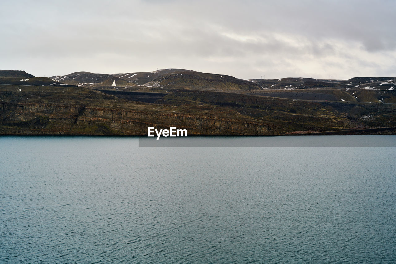 View of coast against sky