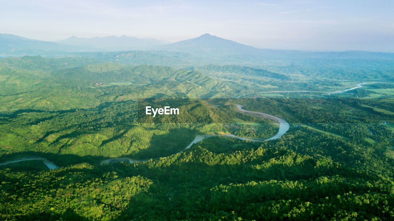 Scenic view of landscape against sky