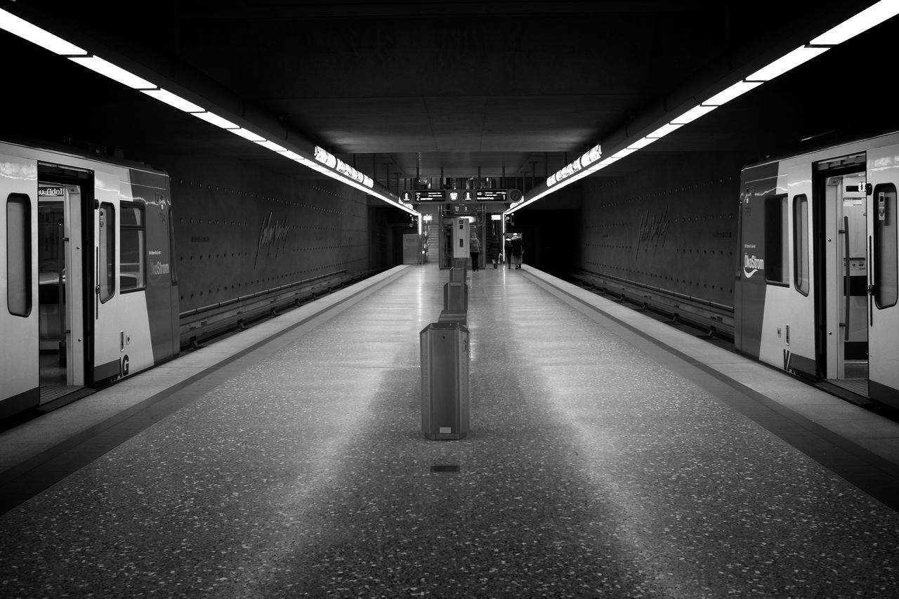 TRAIN AT RAILROAD STATION