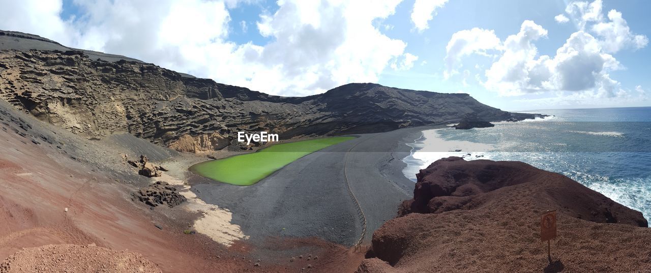 PANORAMIC VIEW OF SEA AGAINST SKY