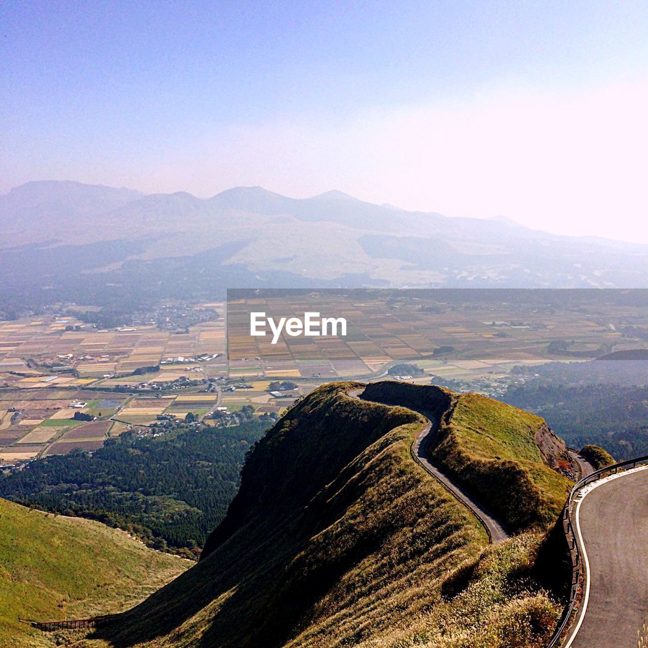 High angle view of landscape