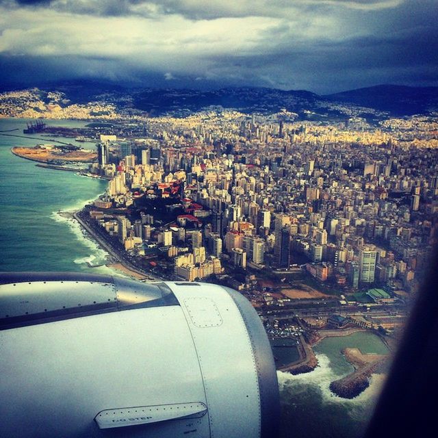 HIGH ANGLE VIEW OF CITYSCAPE