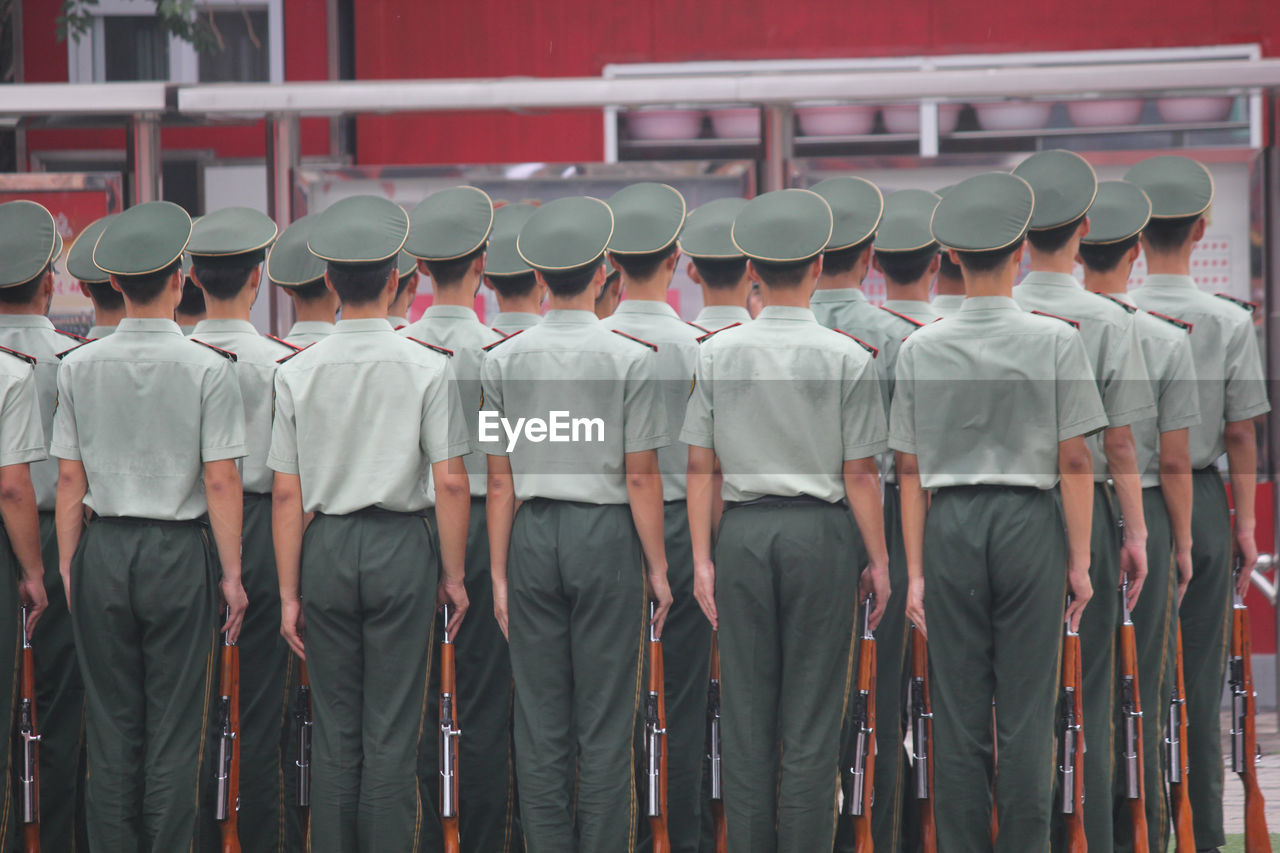 Group of army soldiers