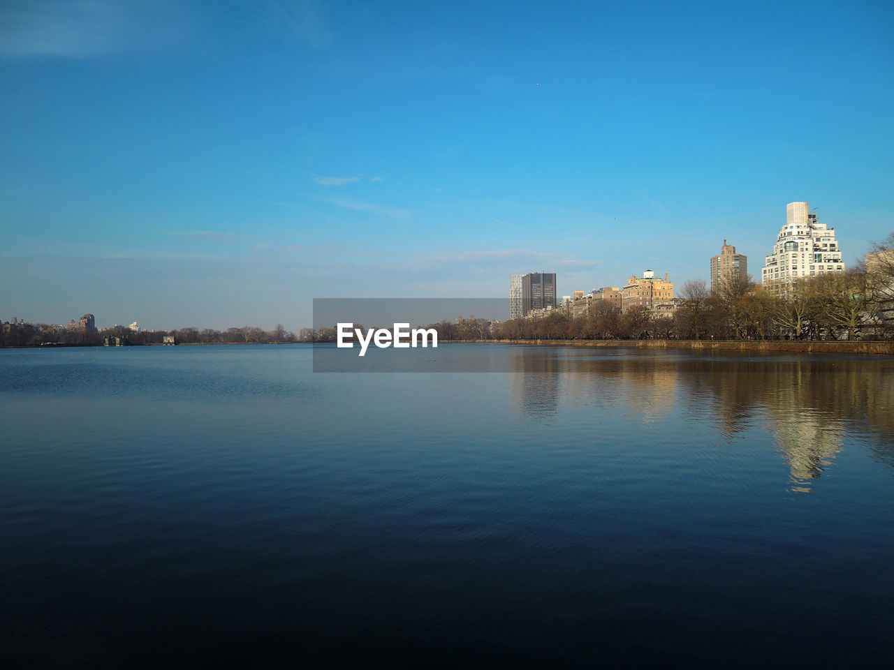 River with buildings in background