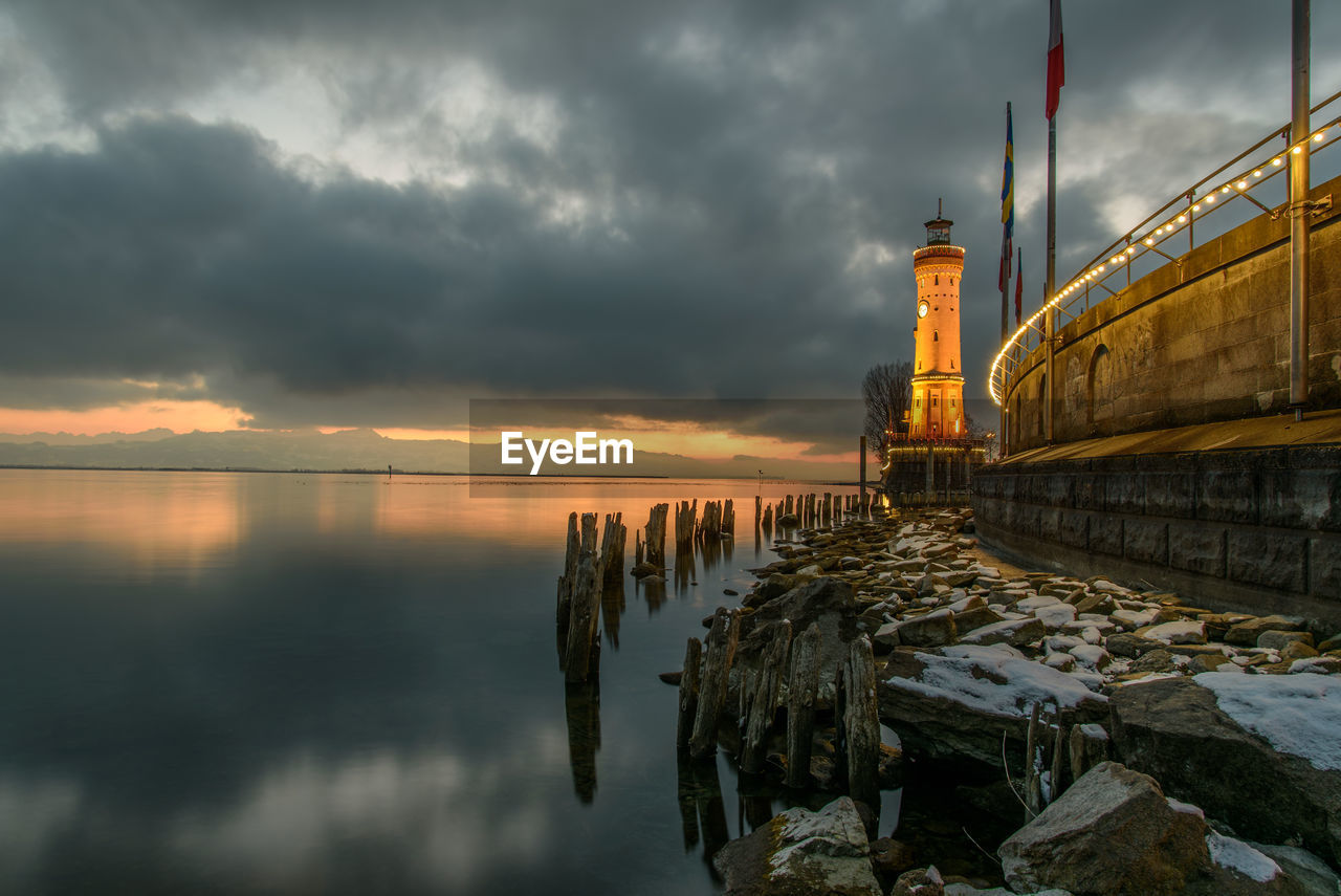 Panoramic view of sea against sky