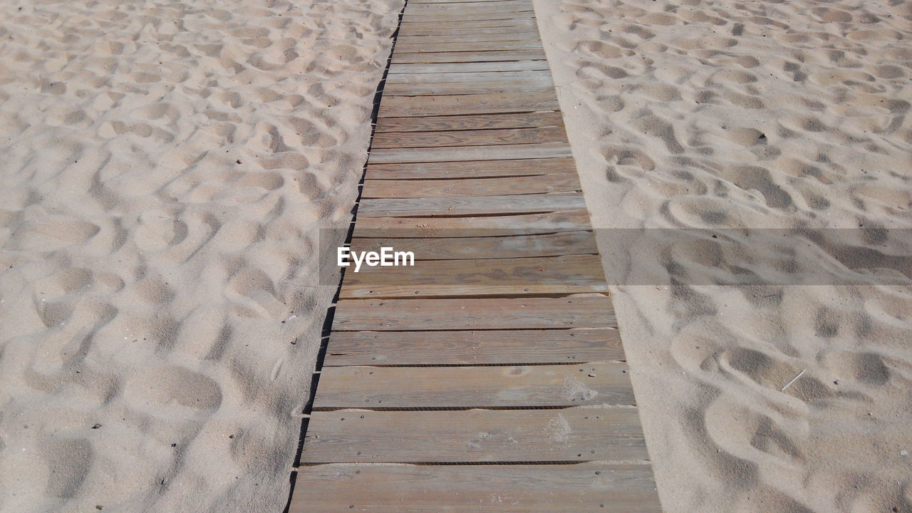 View of sand at beach