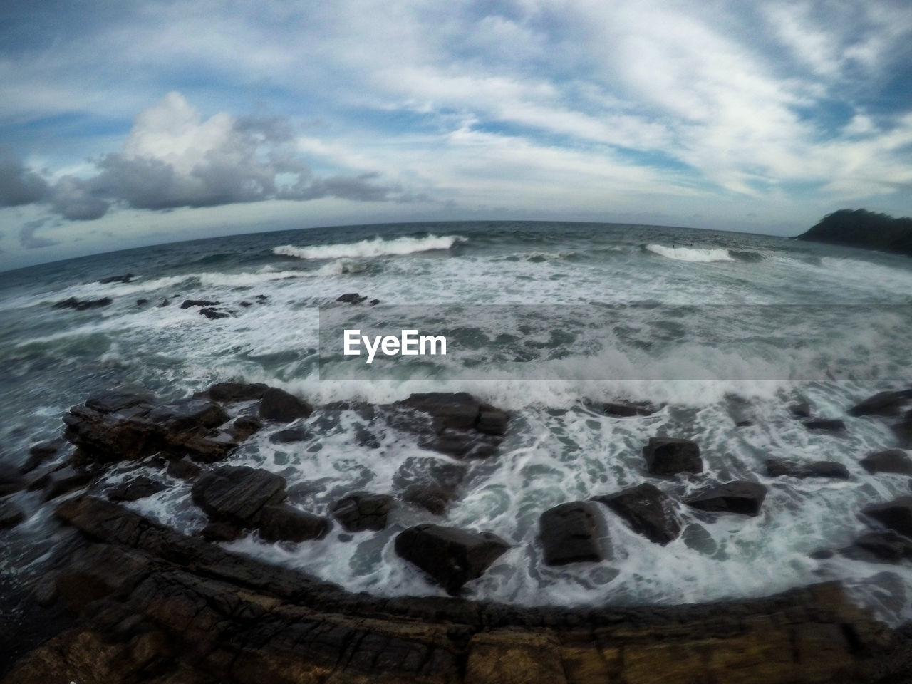 SCENIC VIEW OF SEA WAVES