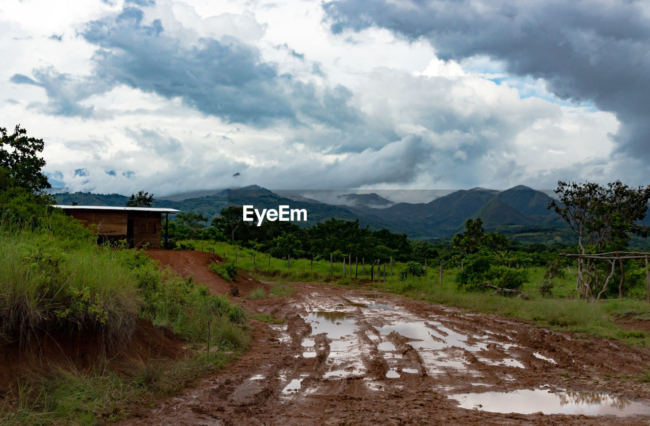 Scenic view of landscape against sky