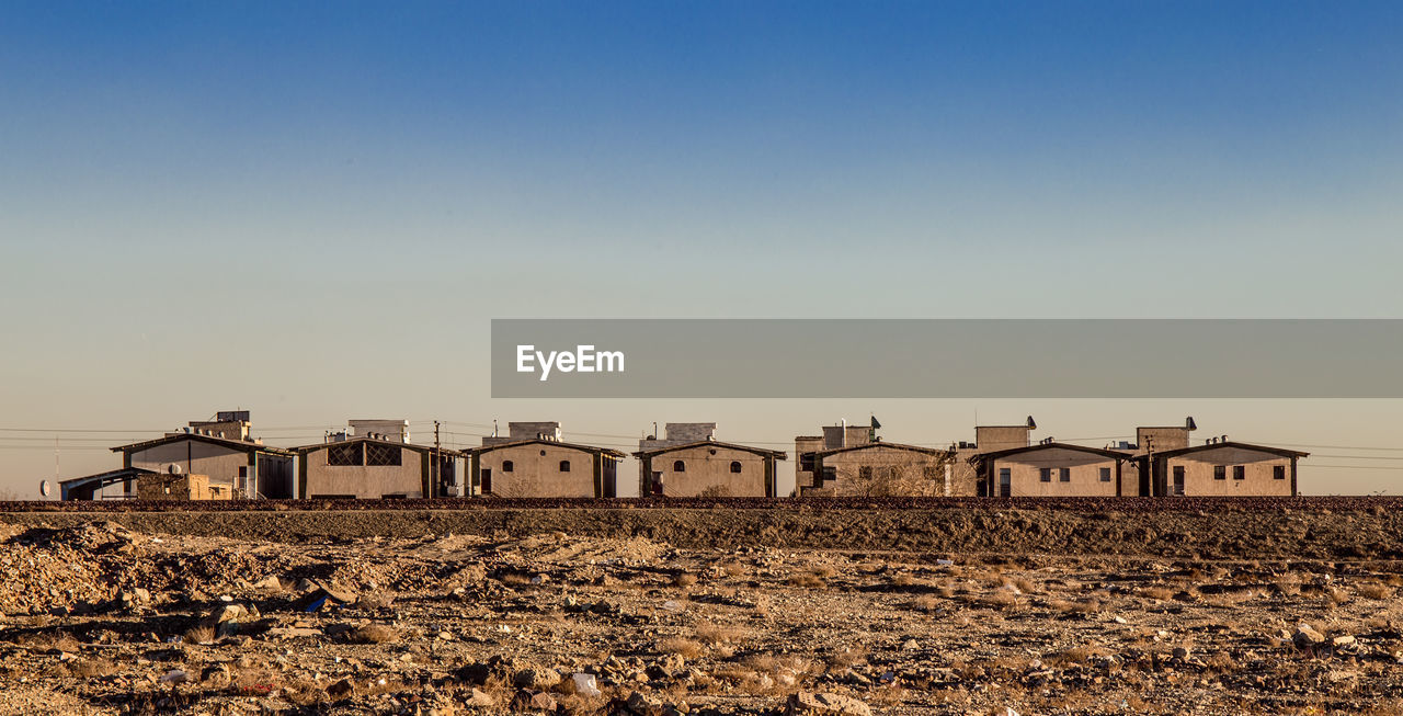 VIEW OF BUILT STRUCTURE AGAINST CLEAR SKY