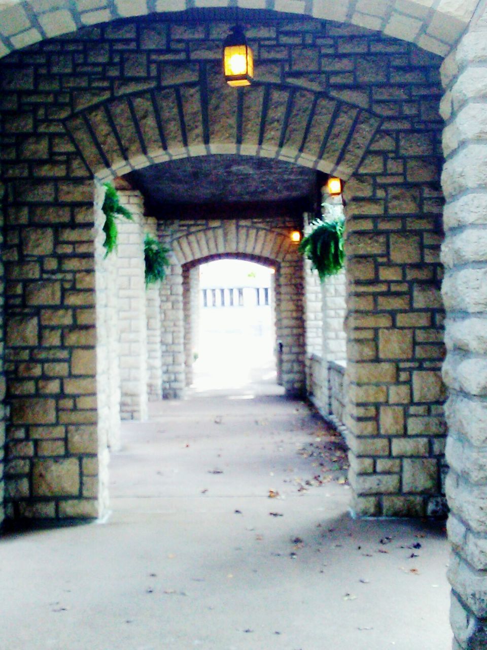 VIEW OF CORRIDOR OF BUILDING