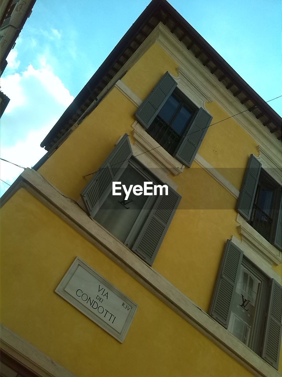 LOW ANGLE VIEW OF BUILDINGS