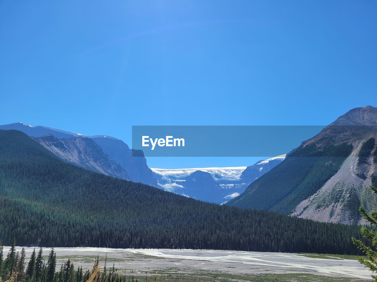 SCENIC VIEW OF MOUNTAINS AGAINST CLEAR SKY