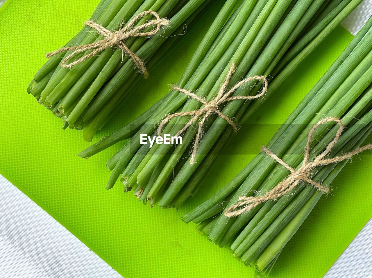 Close-up of onion chives