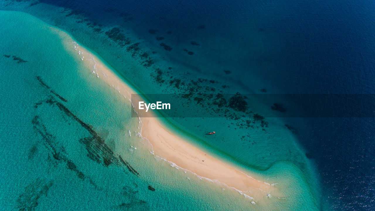 Sandbank, zanzibar island