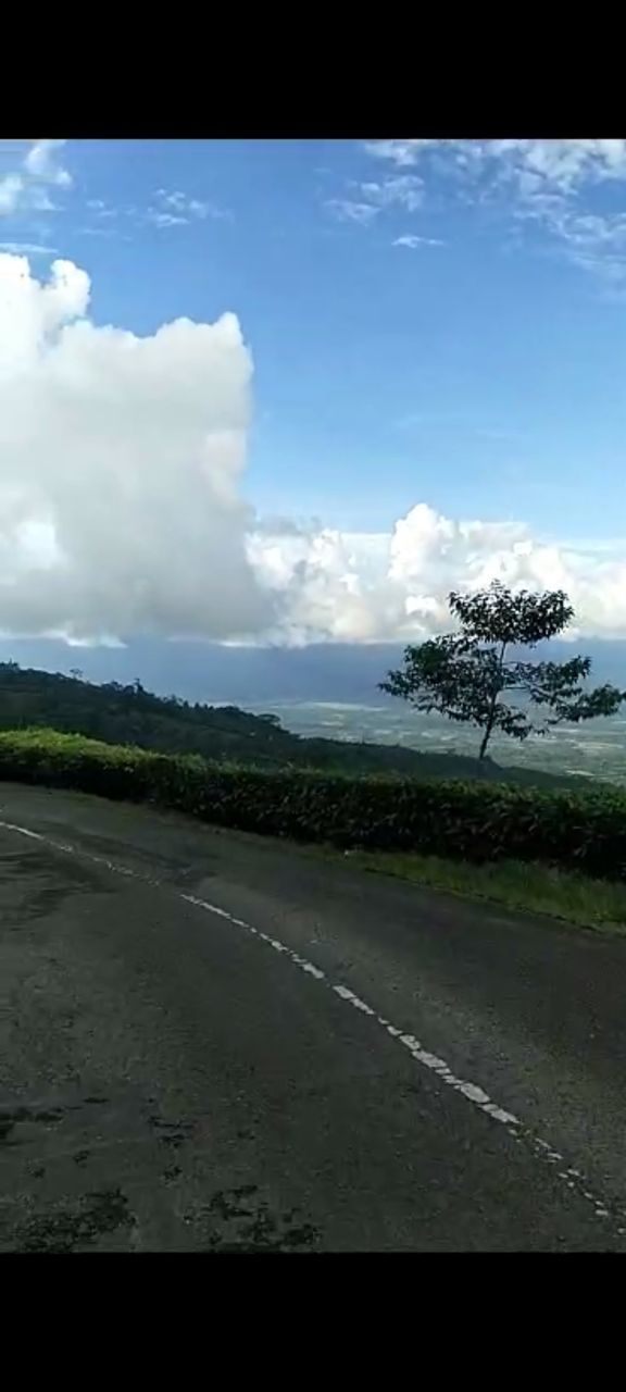 cloud, sky, horizon, road, nature, transportation, plant, environment, tree, landscape, no people, scenics - nature, land, beauty in nature, day, outdoors, tranquility, travel, tranquil scene, non-urban scene, sunlight, road trip, plain, cloudscape