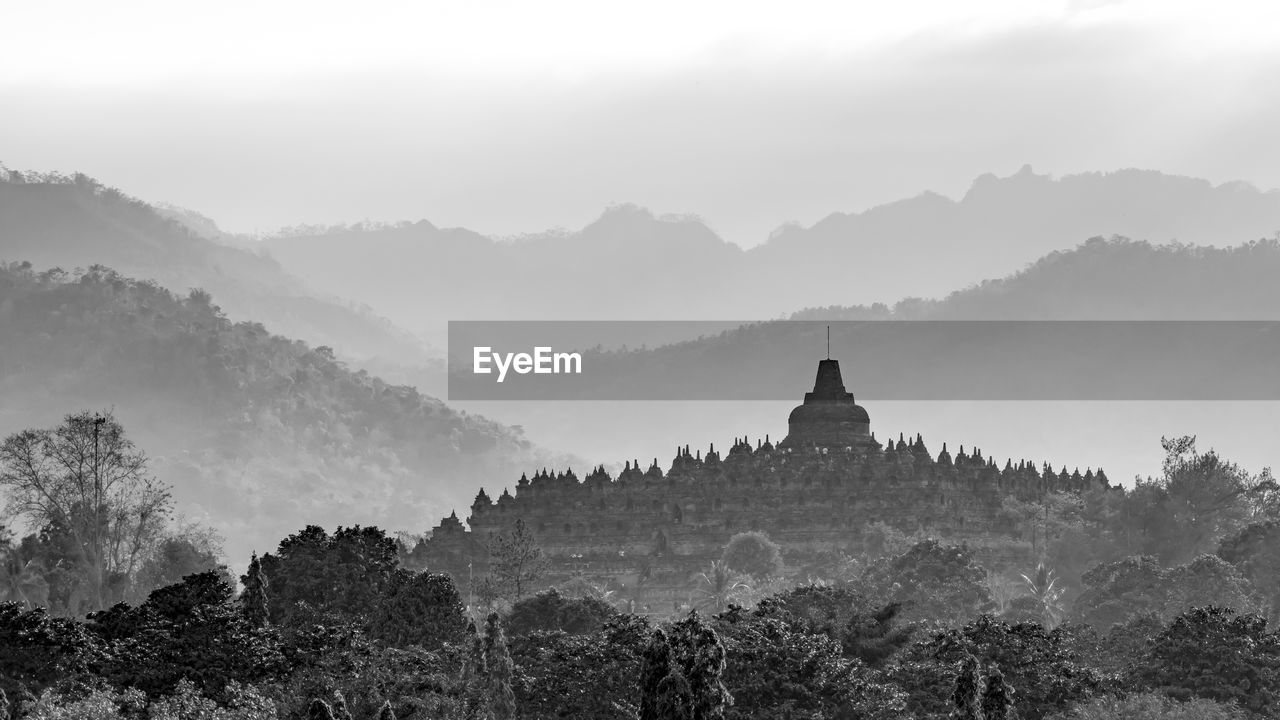 PANORAMIC VIEW OF A TEMPLE