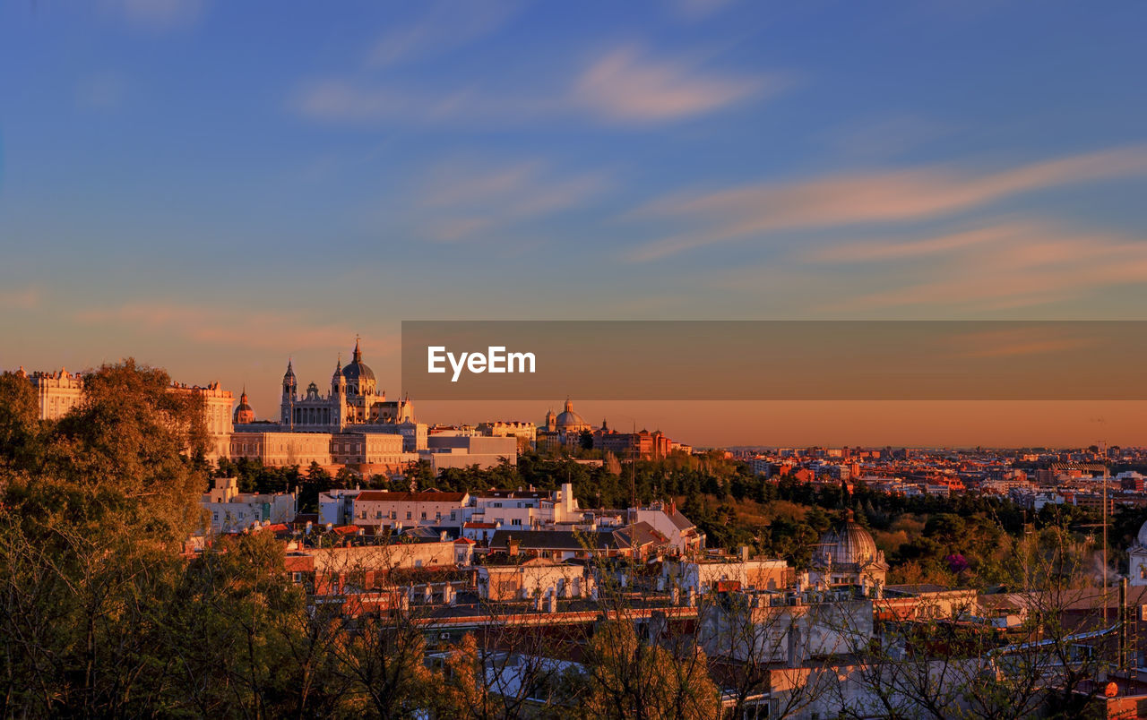 CITYSCAPE AT SUNSET