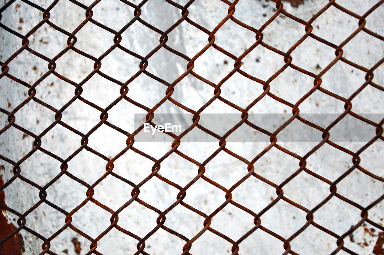 Full frame shot of chainlink fence