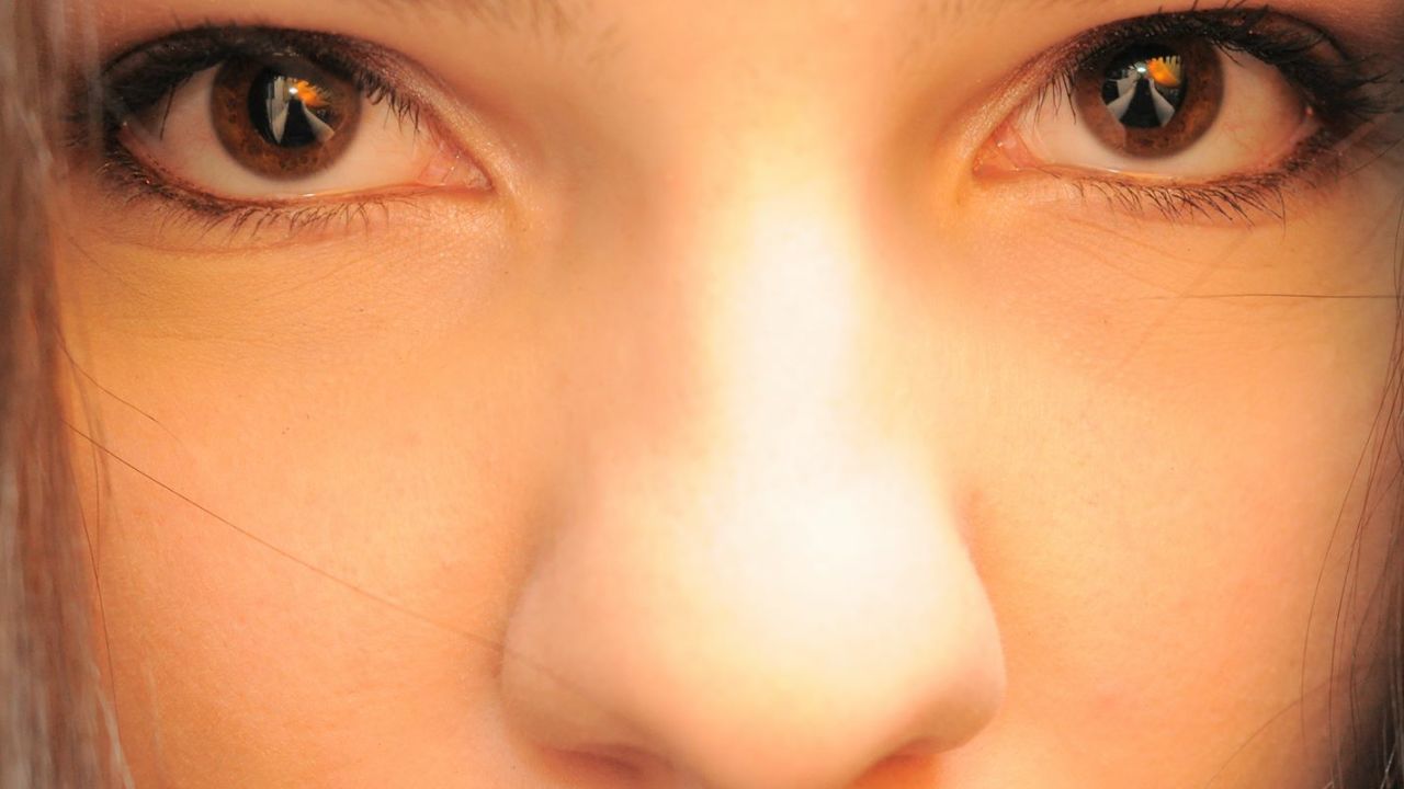 Extreme close-up portrait of woman eye