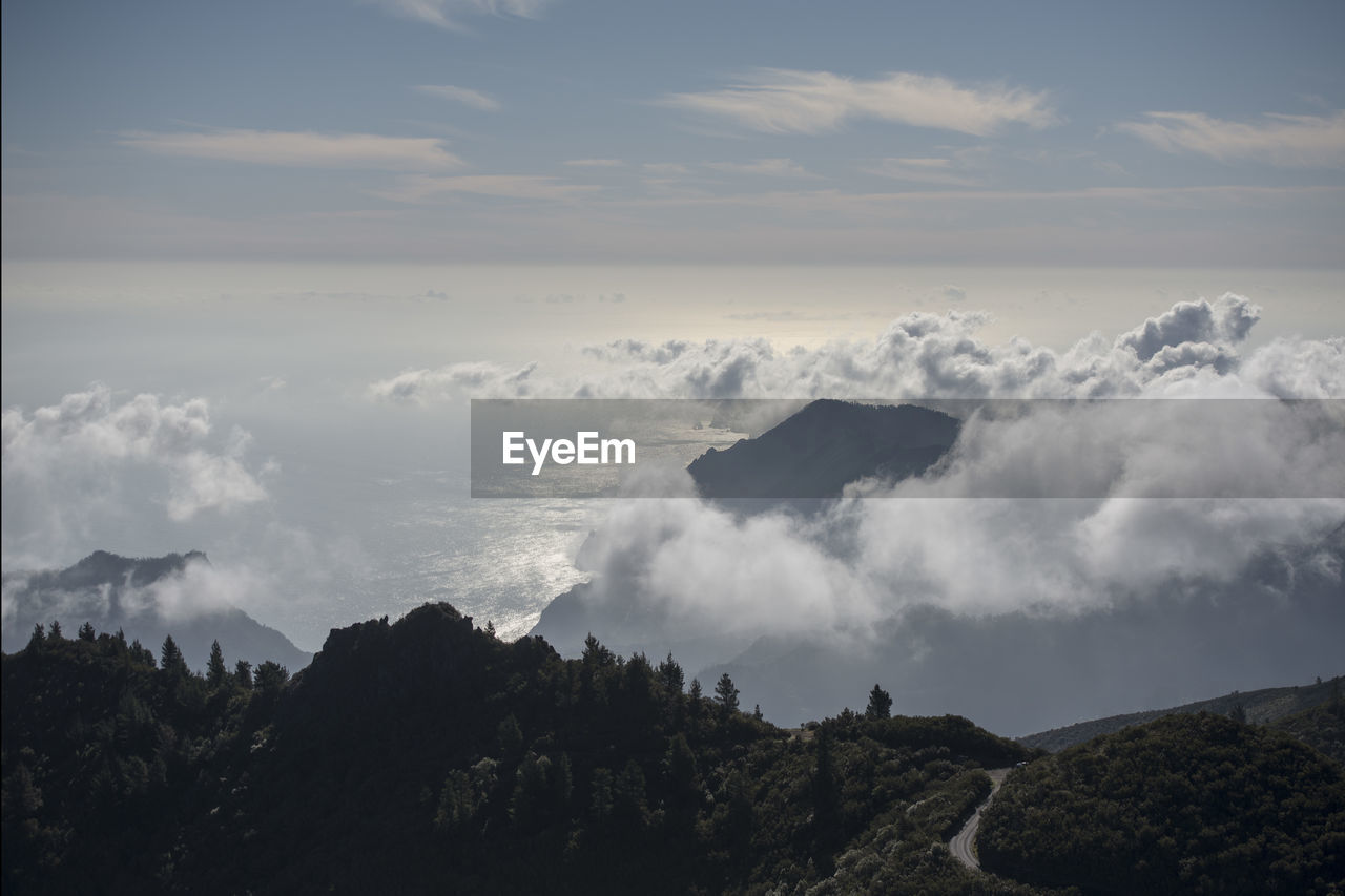 Panoramic view of landscape against sky