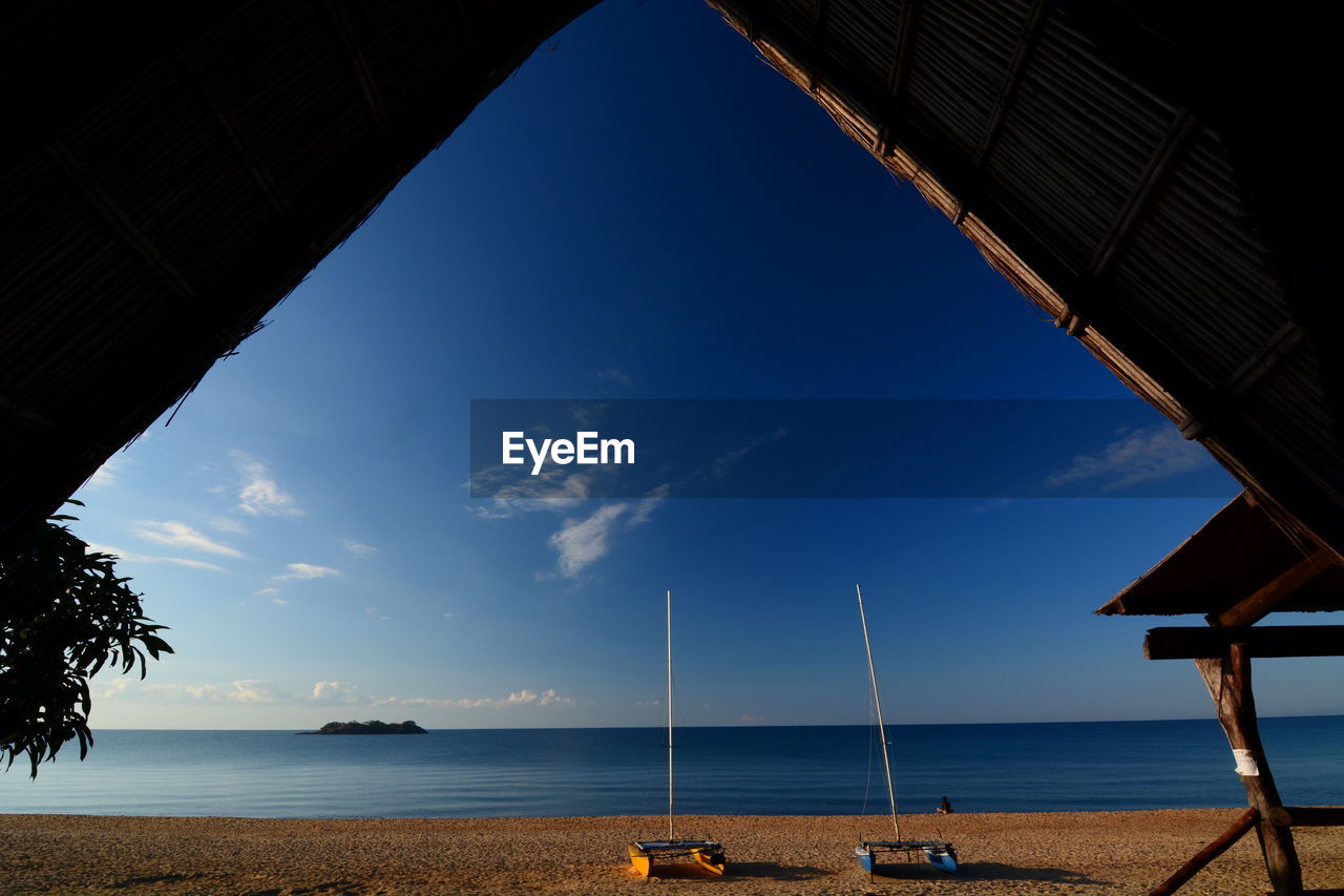 Scenic view of beach