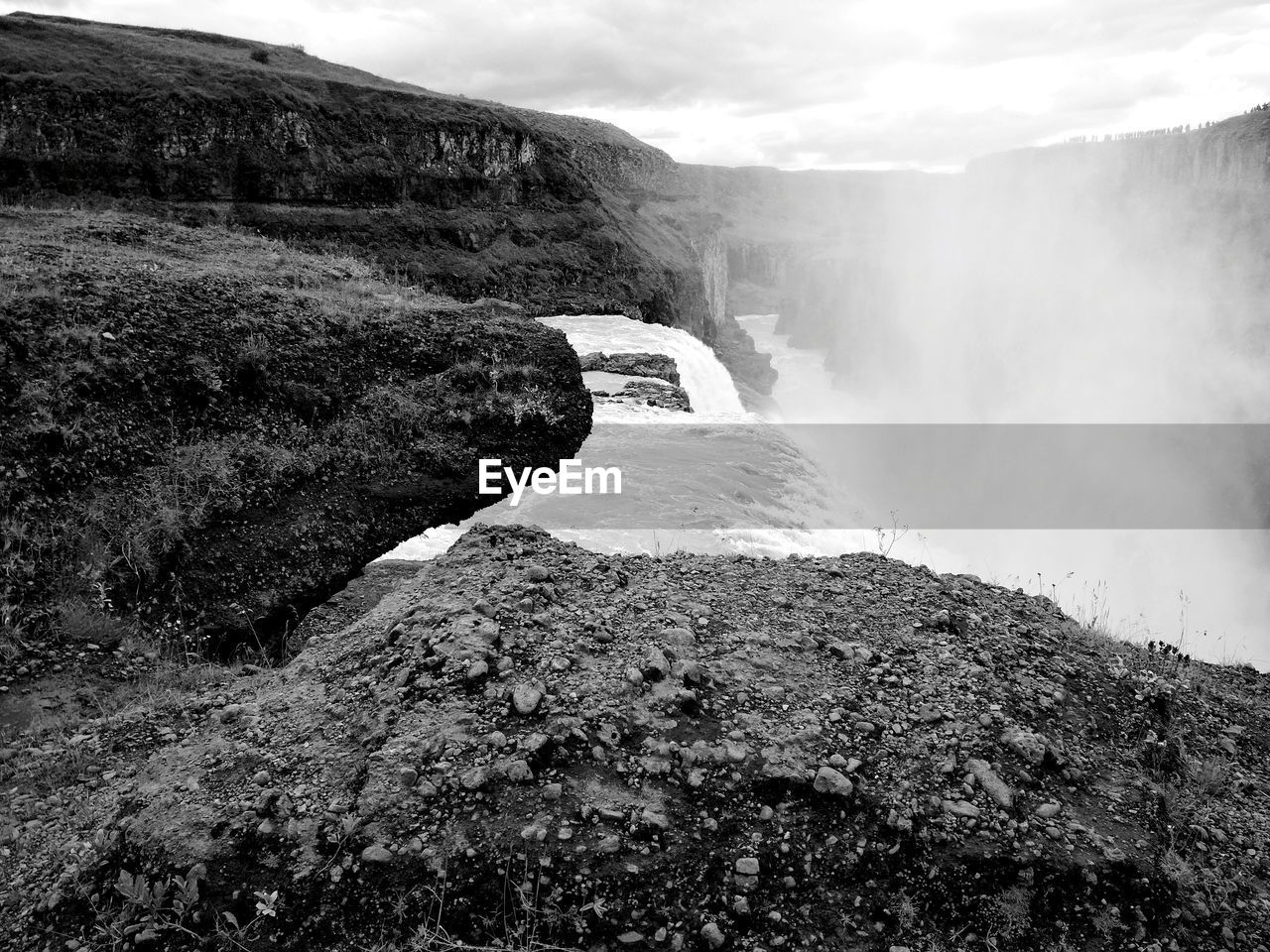 SCENIC VIEW OF WATERFALL